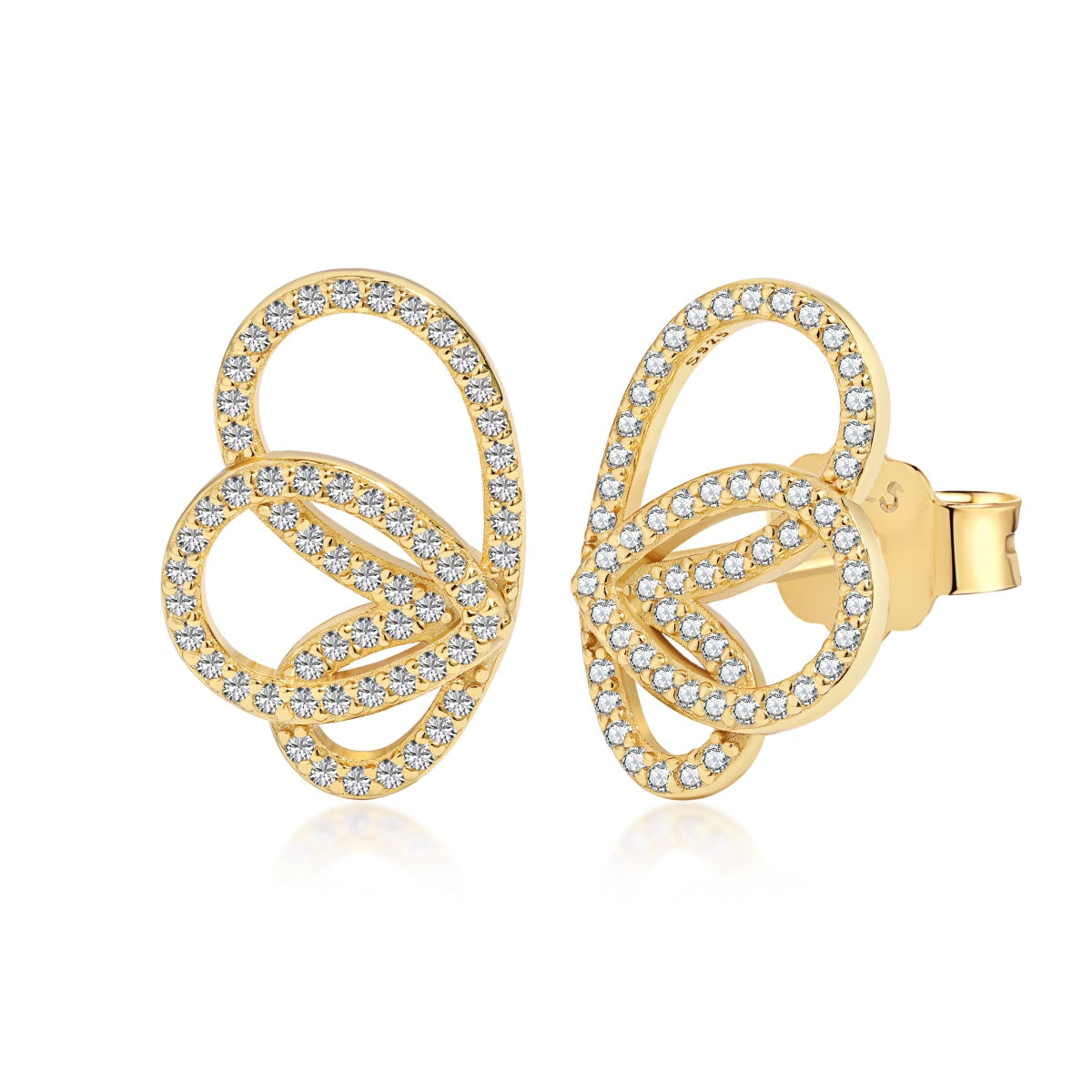 Angela Jewelry]Exquisite Ohrringe in Schmetterlingsform