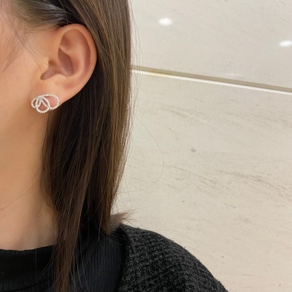 Angela Jewelry]Exquisite Ohrringe in Schmetterlingsform