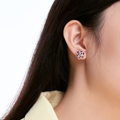 Angela Jewelry]Exquisite Blumenform Tägliche Ohrringe