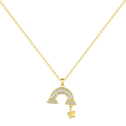 Angela Jewelry]Einzigartige Regenbogen-Stern-Halskette