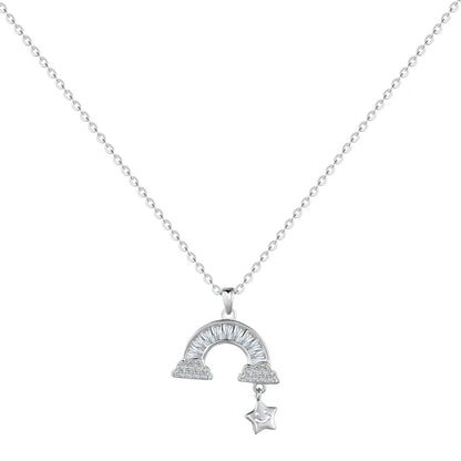 Angela Jewelry]Einzigartige Regenbogen-Stern-Halskette