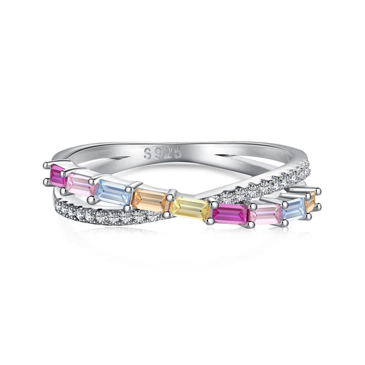 Angela Jewelry]Energetic Elegant Radiant Cut Party Ring