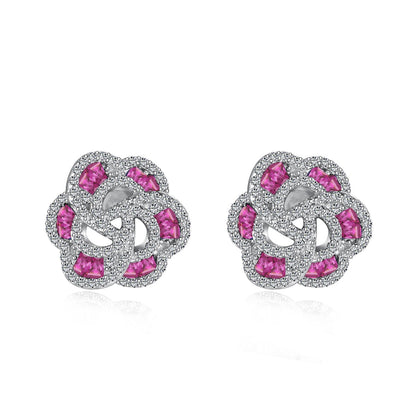 Angela Jewelry]Exquisite Blumenform Tägliche Ohrringe