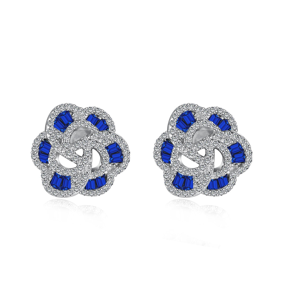 Angela Jewelry]Exquisite Blumenform Tägliche Ohrringe