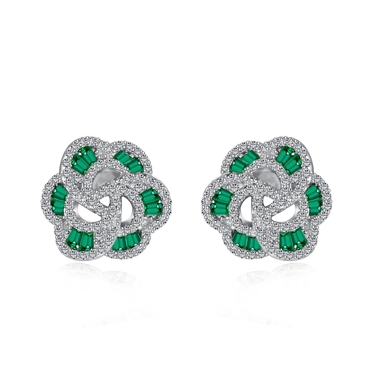Angela Jewelry]Exquisite Blumenform Tägliche Ohrringe