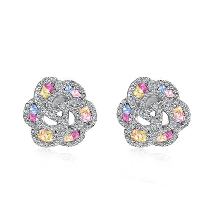 Angela Jewelry]Exquisite Blumenform Tägliche Ohrringe