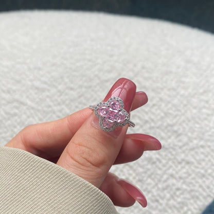 Angela Jewelry]Luxuriöser Bankettring in Blumenform