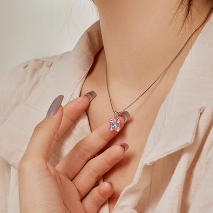 Angela Jewelry]Wunderschöne mehrfarbige Halskette