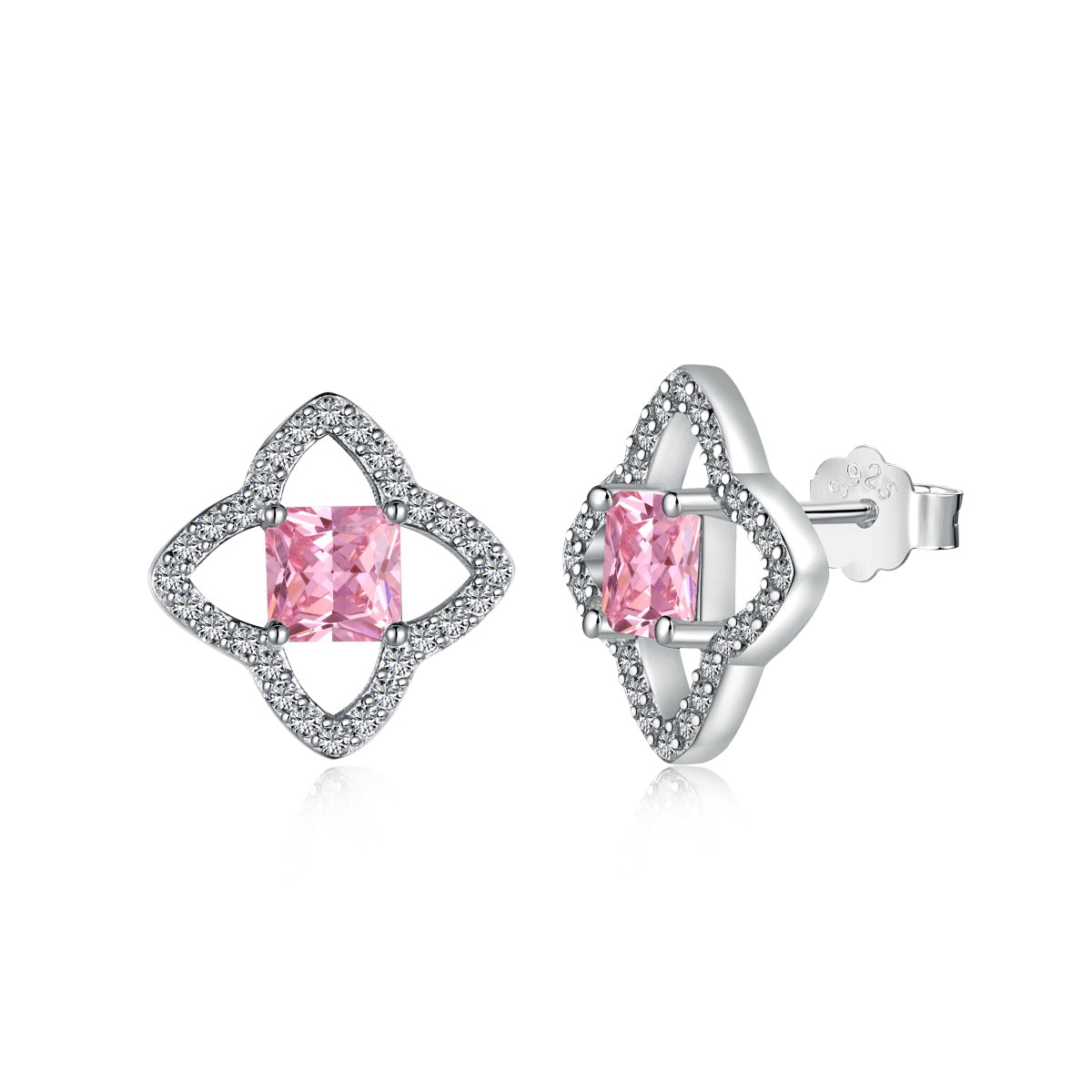 Angela Jewelry]Elegante Sternform Princess Cut Tägliche Ohrringe
