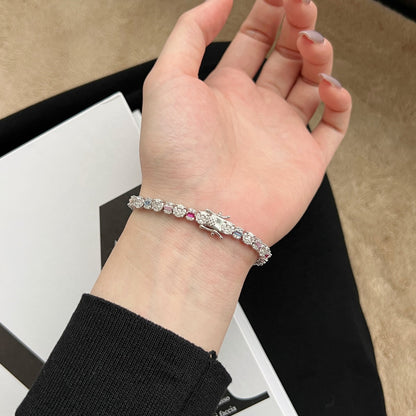 アンジェラジュエリー]まばゆい輝きのマルチカットデイリーブレスレット