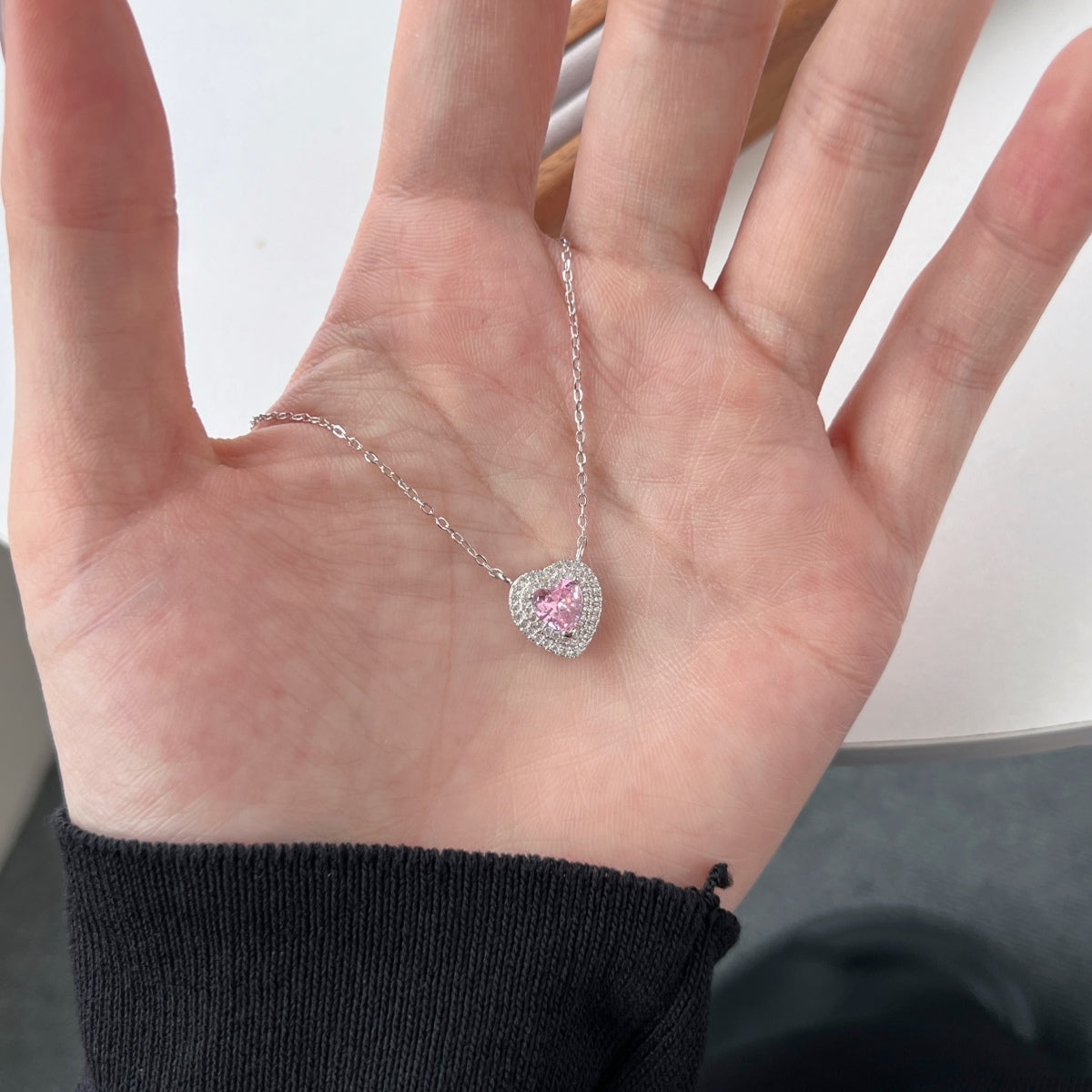 Angela Jewelry]Exquisite Halskette in Herzform
