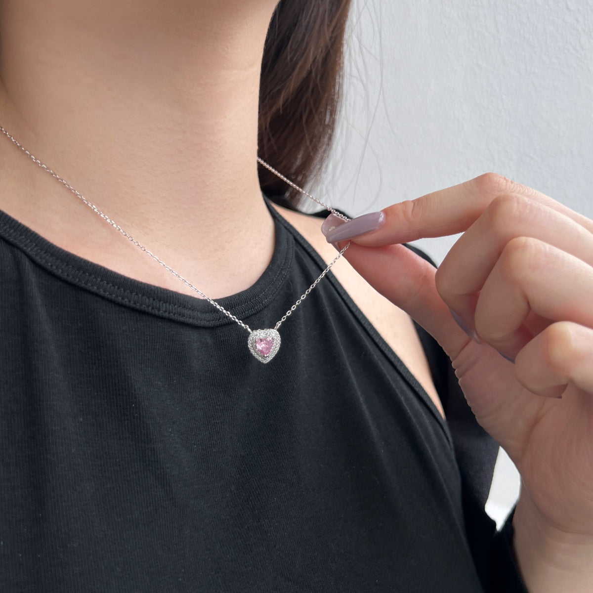 Angela Jewelry]Exquisite Halskette in Herzform