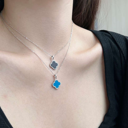 Angela Jewelry]Dainty Flower Shape Necklace