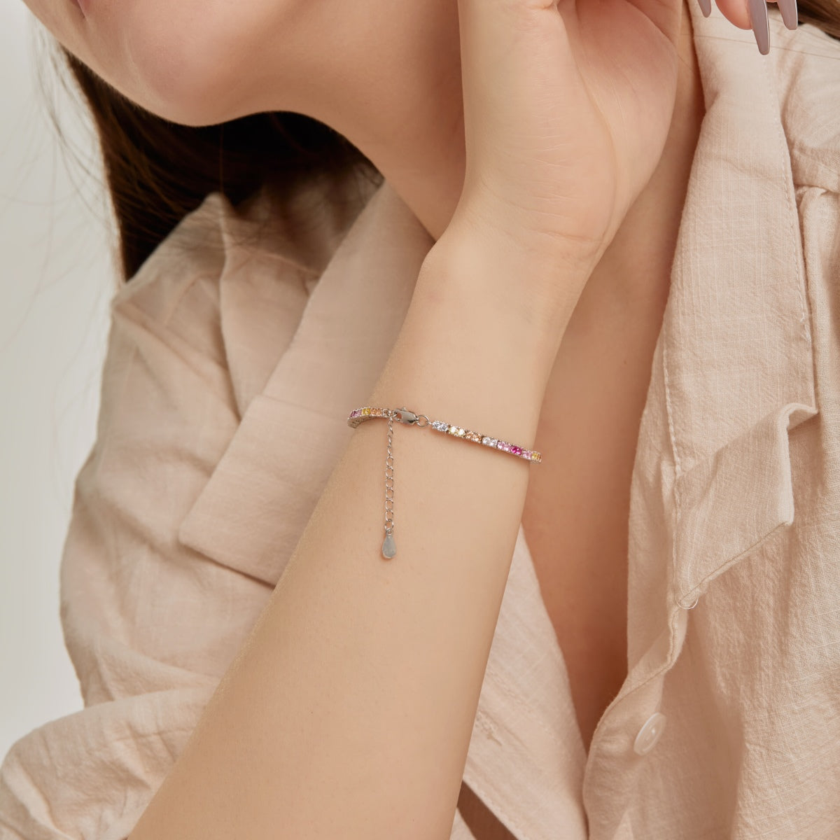 Angela Jewelry] Zartes romantisches Armband in Herzform für Liebhaber