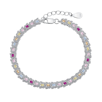 Angela Jewelry]Zartes, buntes Multi-Cut-Armband für den Alltag