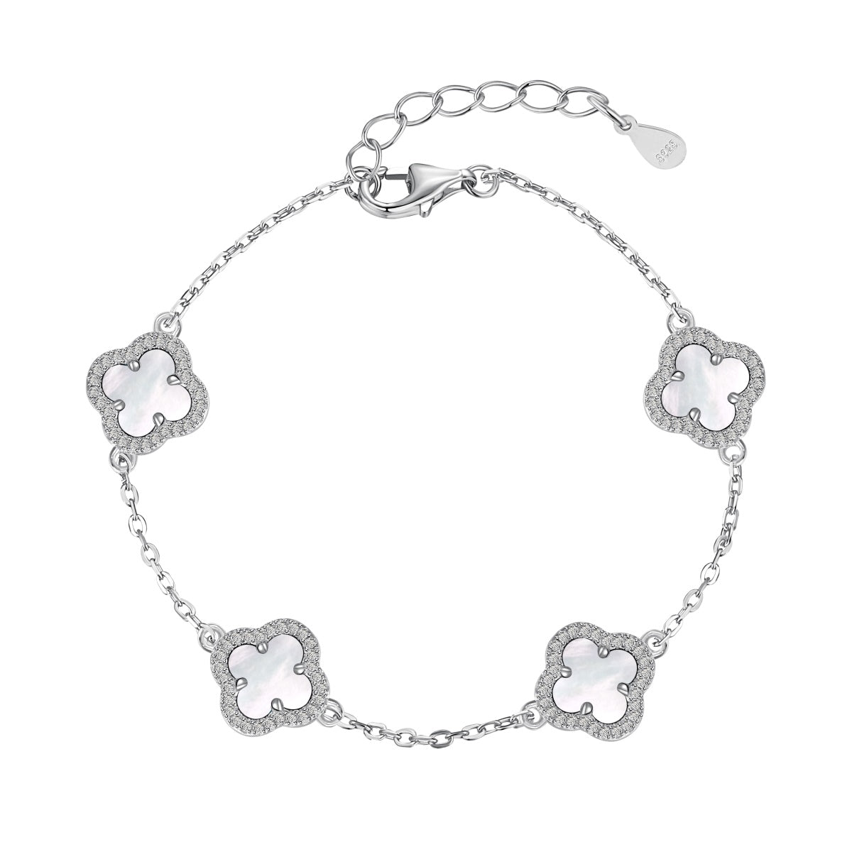 Angela Jewelry]Vierblättriges Kleeblatt Exquisites Armband