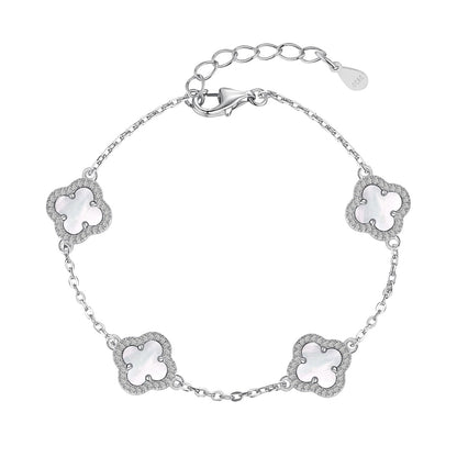 Angela Jewelry]Vierblättriges Kleeblatt Exquisites Armband