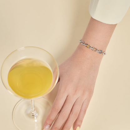アンジェラジュエリー]まばゆいばかりのカラフルなデイリーブレスレット