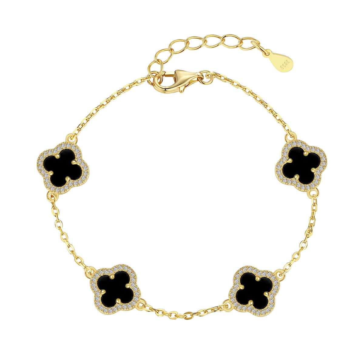Angela Jewelry]Vierblättriges Kleeblatt Exquisites Armband