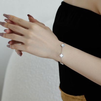 Angela Jewelry]Vierblättriges Kleeblatt Exquisites Armband
