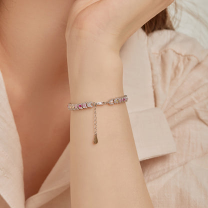 Angela Jewelry]Zartes, buntes Multi-Cut-Armband für den Alltag