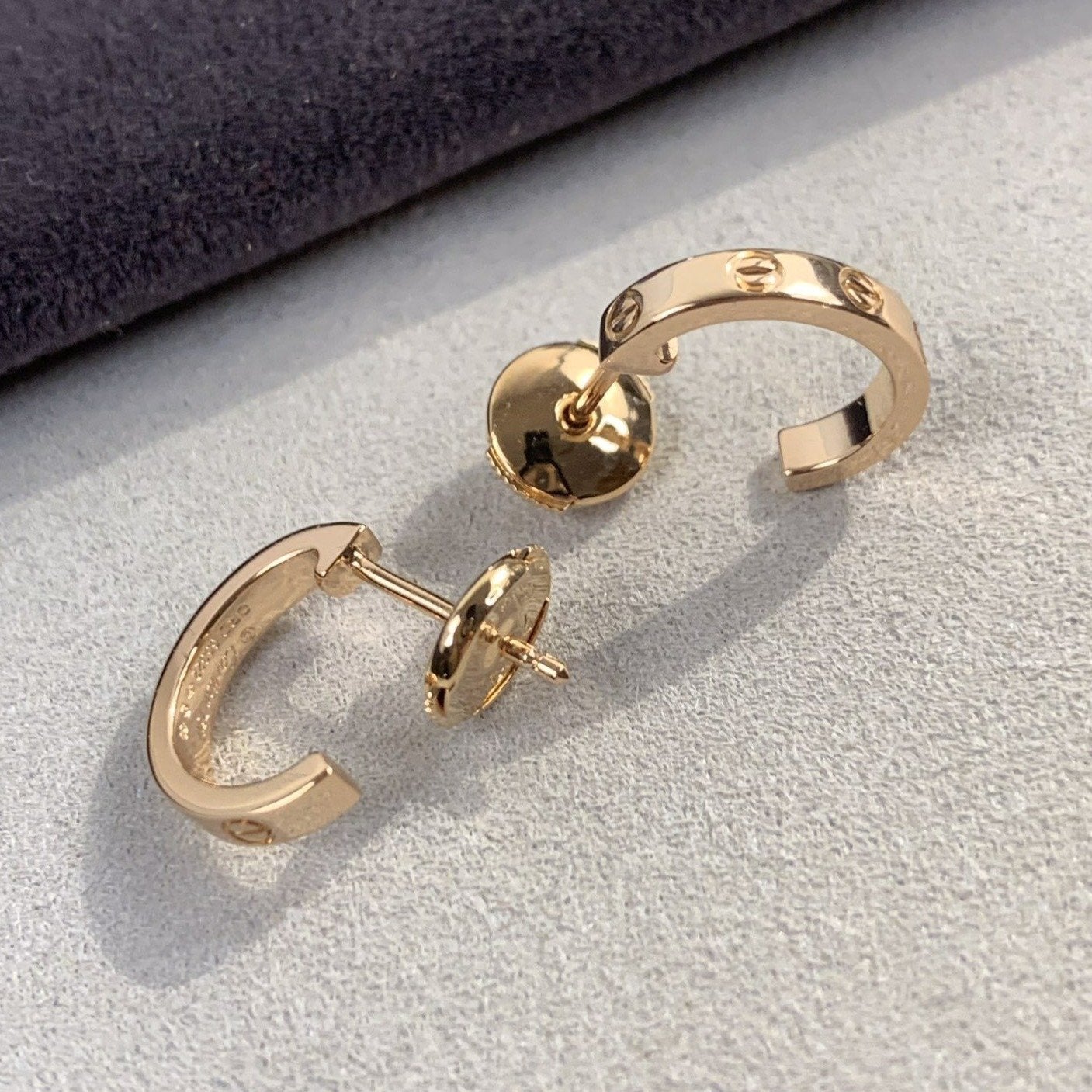 [Angela Schmuck] LIEBE OHRRINGE 2,65MM ROSA GOLD 