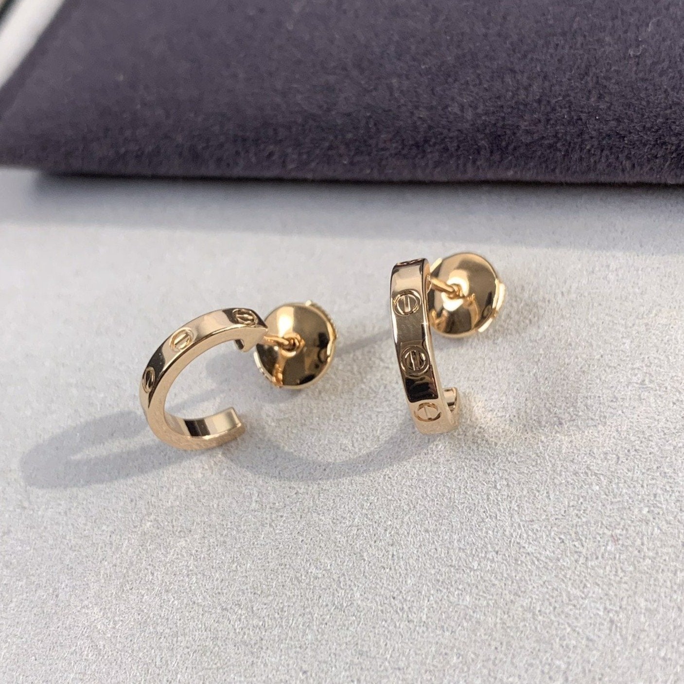 [Angela Schmuck] LIEBE OHRRINGE 2,65MM ROSA GOLD 