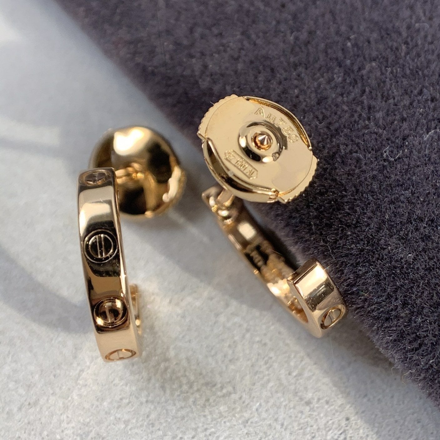 [Angela Schmuck] LIEBE OHRRINGE 2,65MM ROSA GOLD 