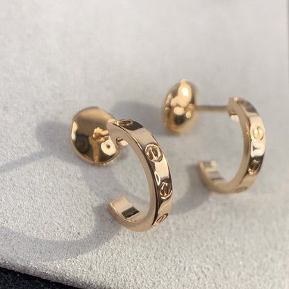 [Angela Schmuck] LIEBE OHRRINGE 2,65MM ROSA GOLD 