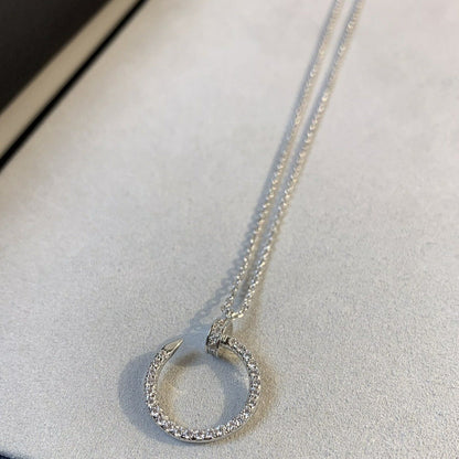 [アンジェラジュエリー]ジュステネックレス シルバー ダイヤモンド