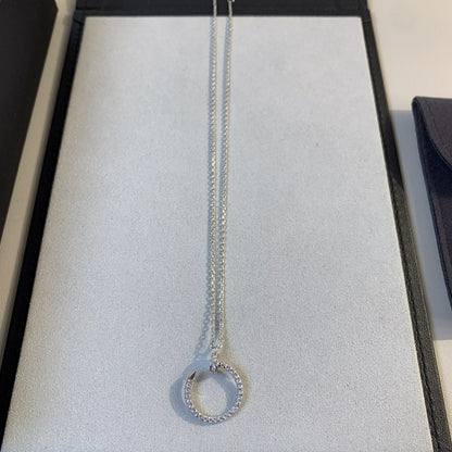 [アンジェラジュエリー]ジュステネックレス シルバー ダイヤモンド