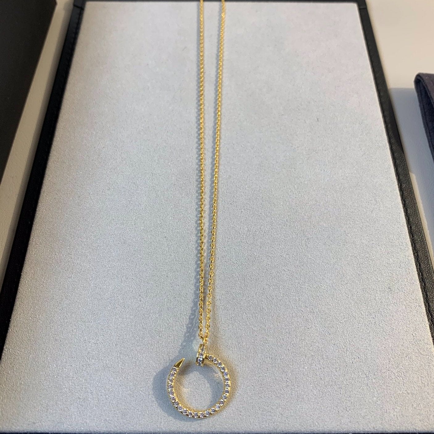 [Angela Schmuck]JUSTE HALSKETTE GOLD DIAMANTEN 