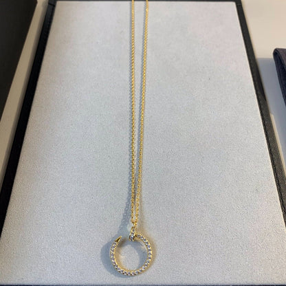 [Angela Schmuck]JUSTE HALSKETTE GOLD DIAMANTEN 