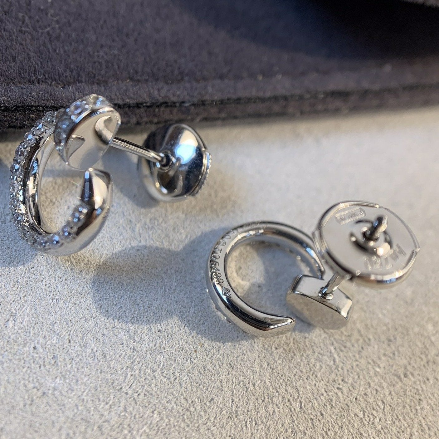 [Angela Schmuck]JUSTE OHRRINGE SILBER DIAMANTEN 