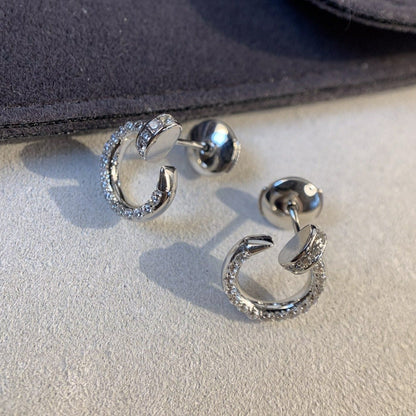 [Angela Schmuck]JUSTE OHRRINGE SILBER DIAMANTEN 