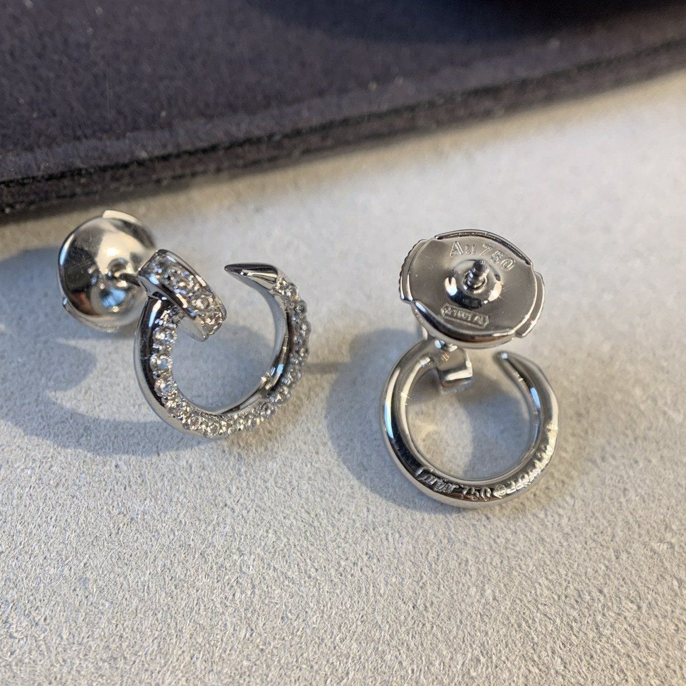 [Angela Schmuck]JUSTE OHRRINGE SILBER DIAMANTEN 