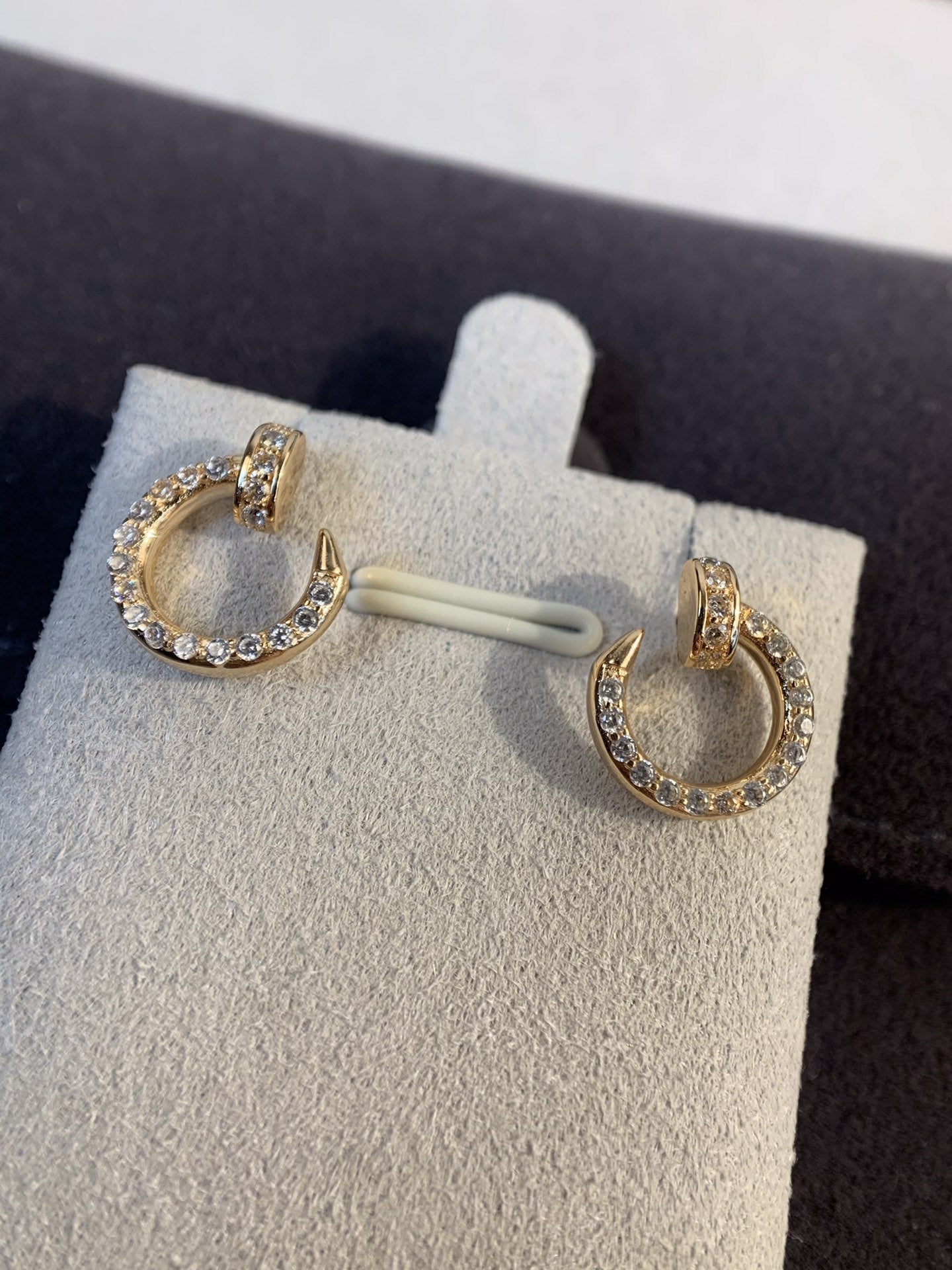 [Angela Schmuck]JUSTE OHRRINGE GOLD DIAMANTEN 