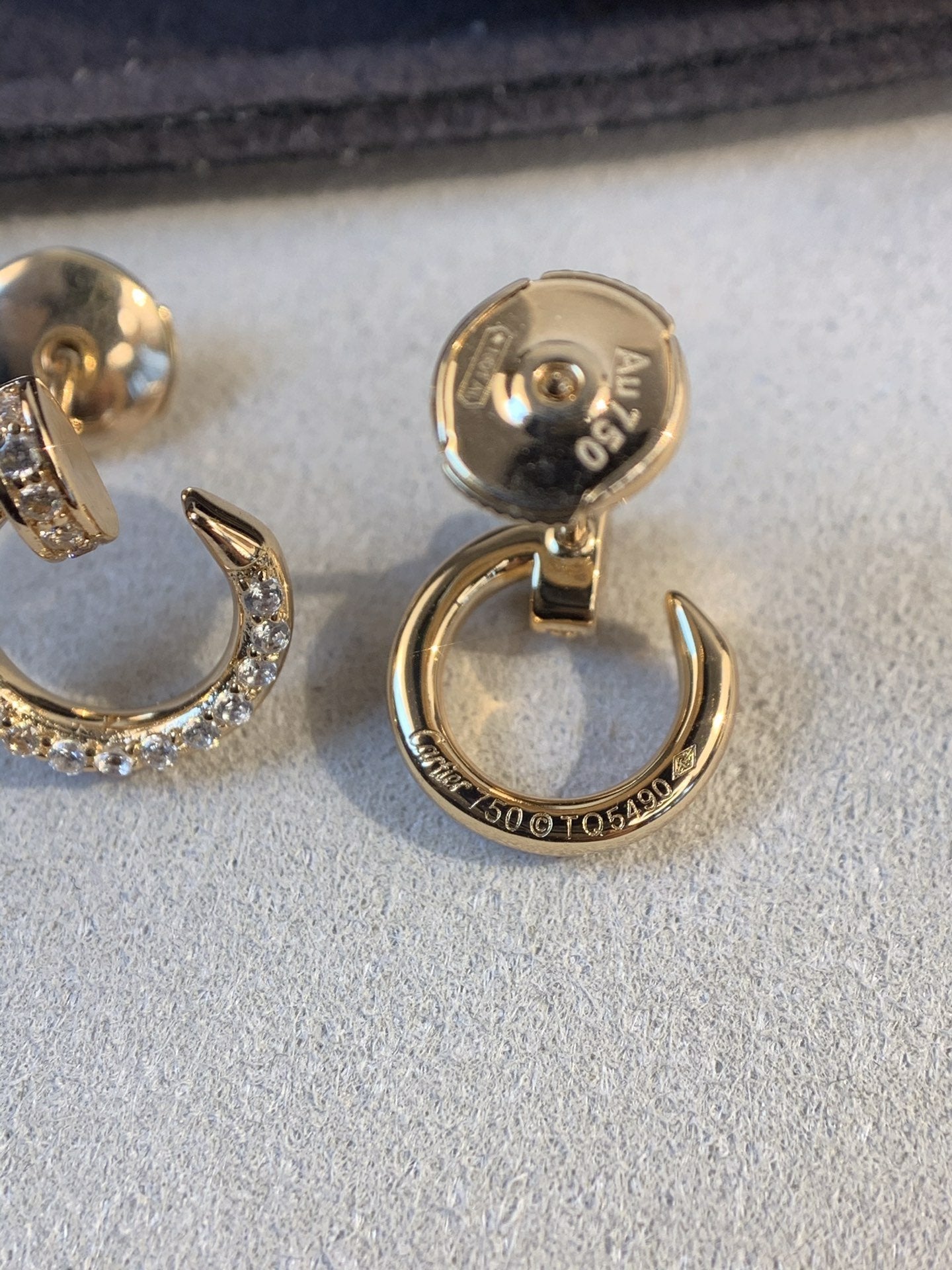 [Angela Schmuck]JUSTE OHRRINGE GOLD DIAMANTEN 