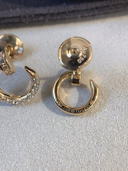 [Angela Schmuck]JUSTE OHRRINGE GOLD DIAMANTEN 