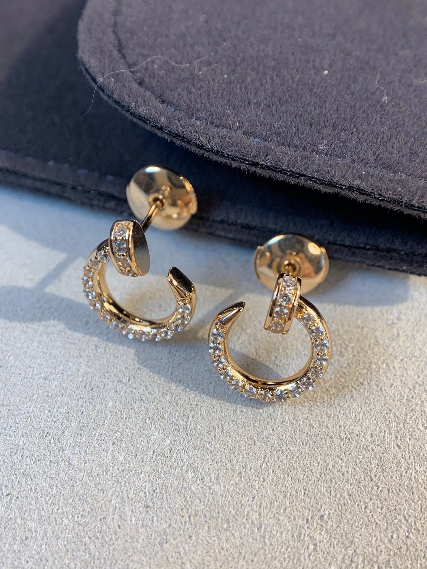 [Angela Schmuck]JUSTE OHRRINGE GOLD DIAMANTEN 