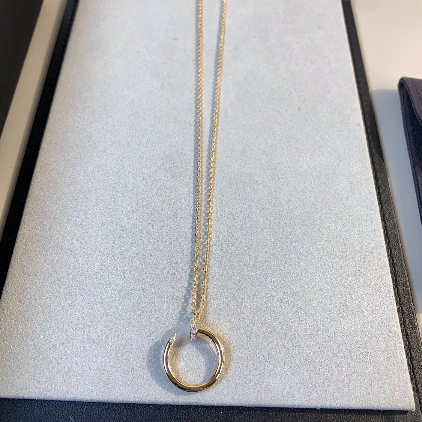 [Angela Schmuck]JUSTE HALSKETTE ROSA GOLD 