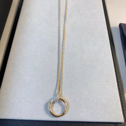 [Angela Schmuck]JUSTE HALSKETTE ROSA GOLD 