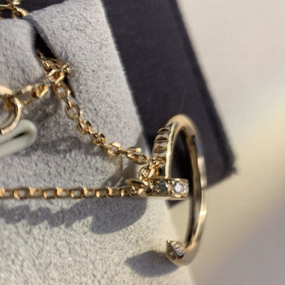 [Angela Schmuck]JUSTE HALSKETTE ROSA GOLD 