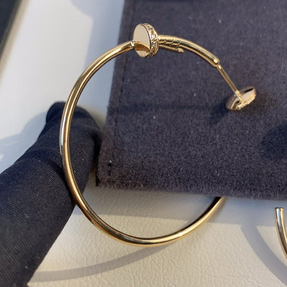 [Angela Schmuck]JUSTE OHRRINGE GOLD DIAMANTEN 1,8MM 