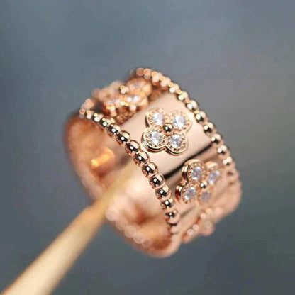 [Angela Schmuck] KLEEBLATT-KALEIDOSKOP-RING 10MM