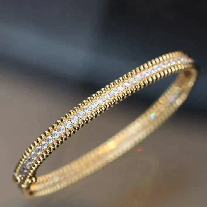 [Angela Jewellery]PERLEE DIAMANTEN ARMBAND 1 REIHE 