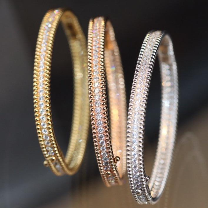 [Angela Jewellery]PERLEE DIAMANTEN ARMBAND 1 REIHE 