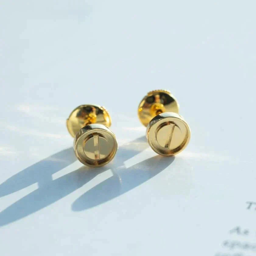 [Angela Schmuck] LIEBE OHRRINGE GOLD 10MM