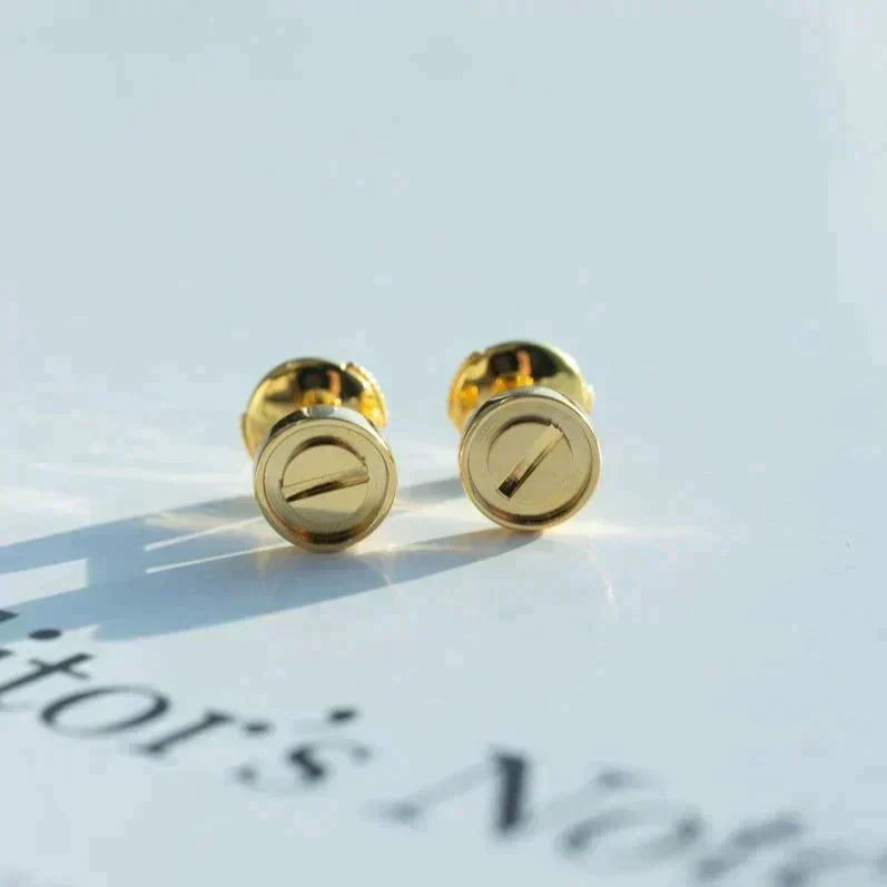 [Angela Schmuck] LIEBE OHRRINGE GOLD 10MM