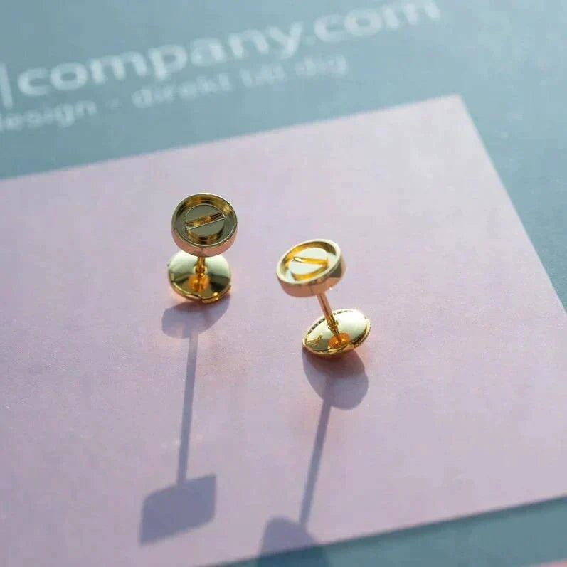 [Angela Schmuck] LIEBE OHRRINGE GOLD 10MM